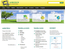 Tablet Screenshot of agrotech.cz